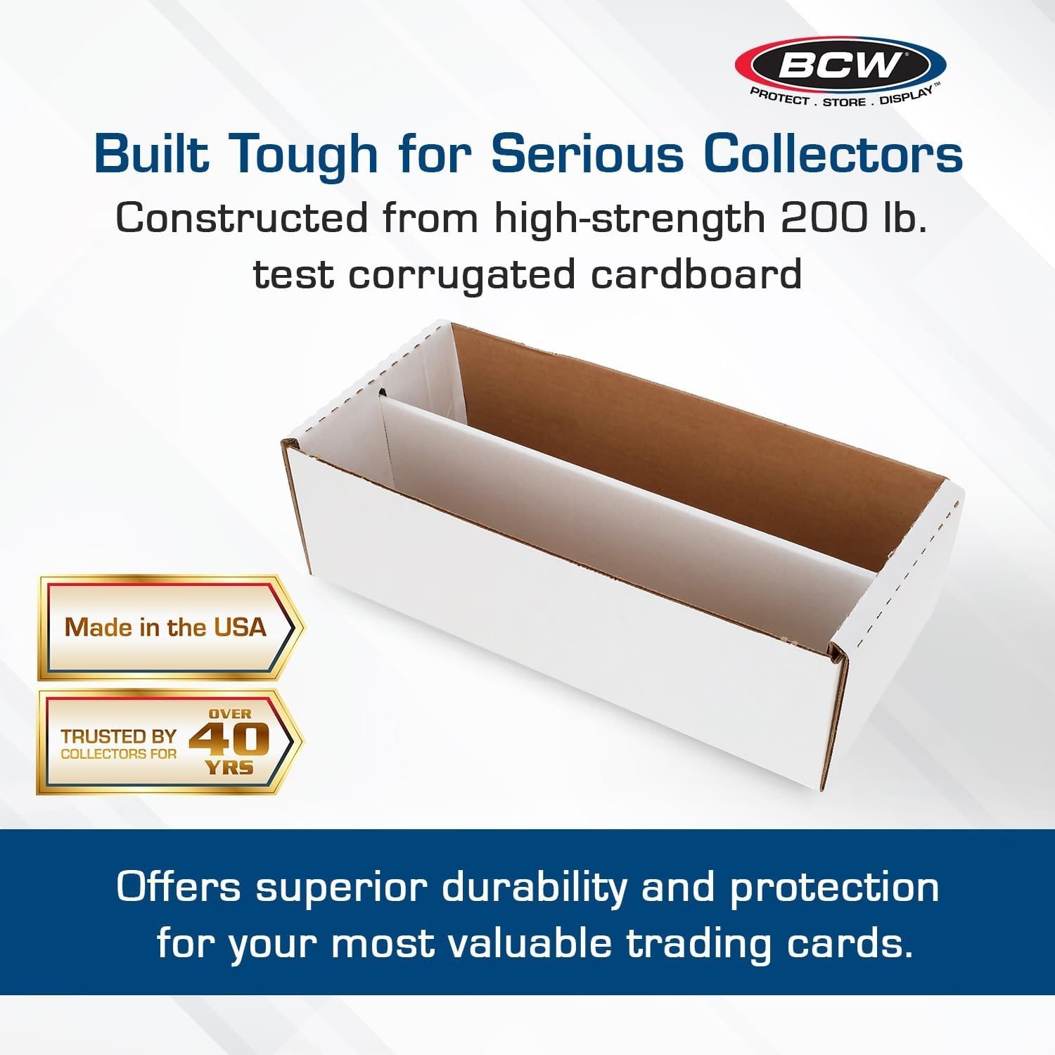 X6 BCW Card Shoe Boxes Holds 1600 Trading Sport / Gaming Cards & Toploaders DEAL