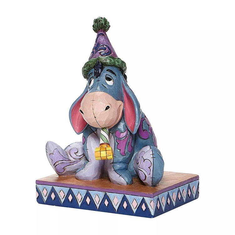 Disney Traditions Eeyore with Birthday Hat Resin Figurine 14.5cm