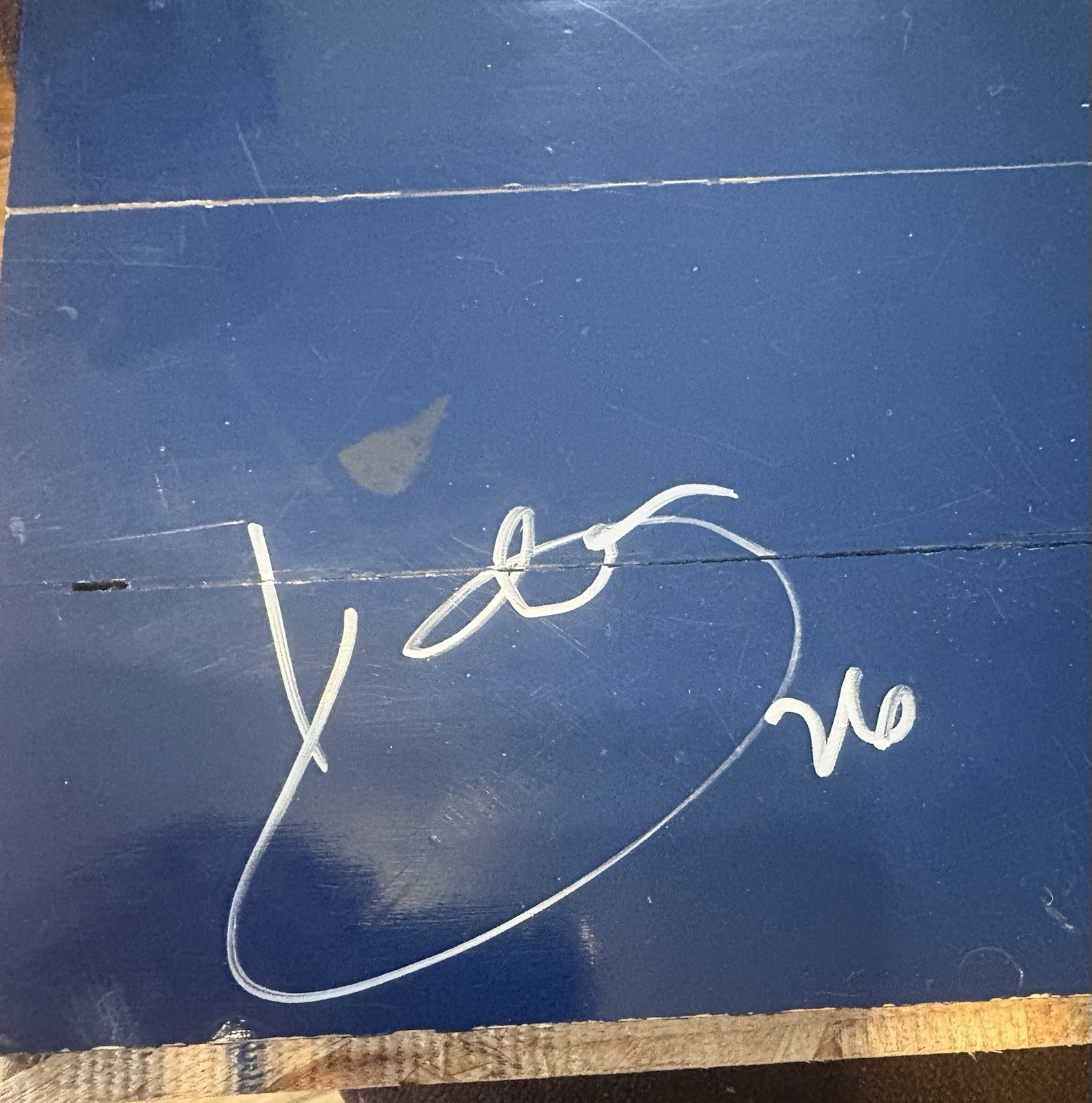 Authentic 12×12 Inch Piece Of Atlanta Hawks Floor Signed By Kyle Korver Fanatics