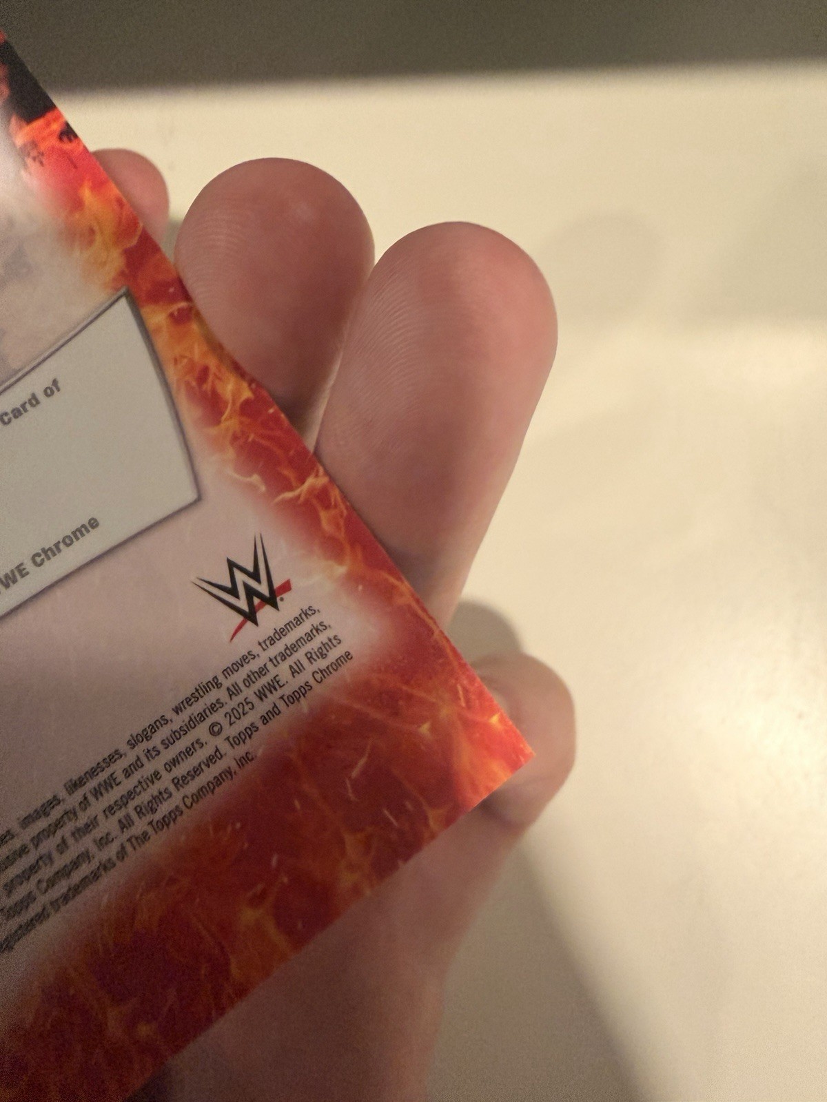 2025 Topps Chrome WWE IVAR Red Brand Chrome Autographs Purple Geometric /10