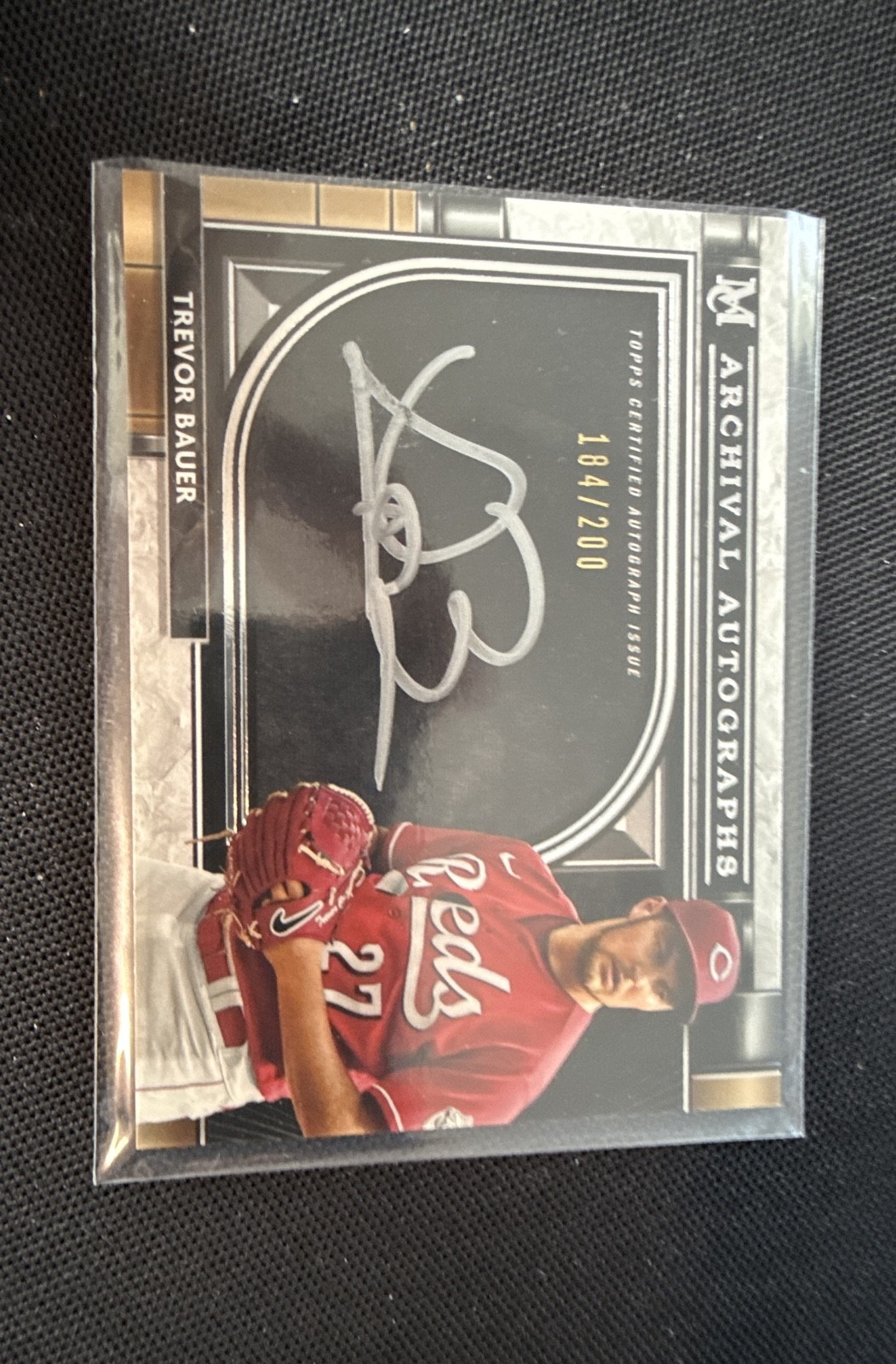 2021 Topps Museum Collection – Archival Autographs Trevor Bauer #AA-TB /200 (AU)