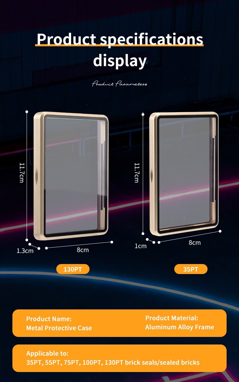 Magnetic Trading Card Case Protector One Touch Fits Ultra Pro 35PT 130PT slab