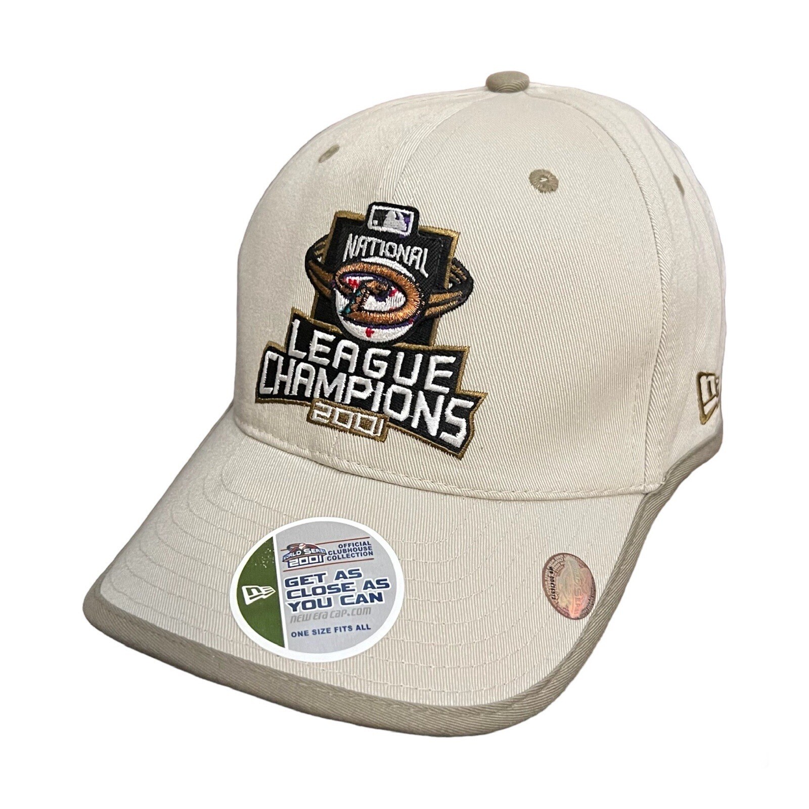 Vintage 2001 Arizona Diamondbacks New Era NL Champs Official Clubhouse Cap