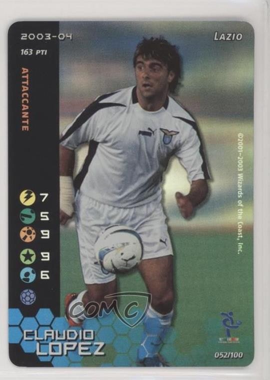 2003-04 Wizards of the Coast Football Champions Serie A Claudio Lopez #52 rj1