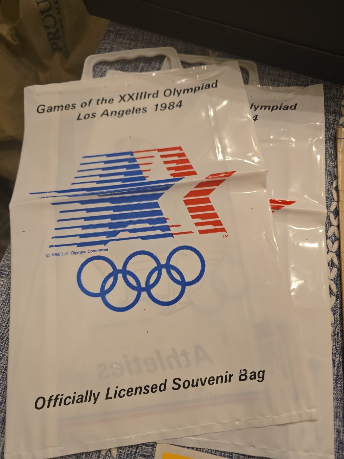 Huge 1984 Los Angeles Summer Olympics Memorabilia Lot – Official Handbook &…