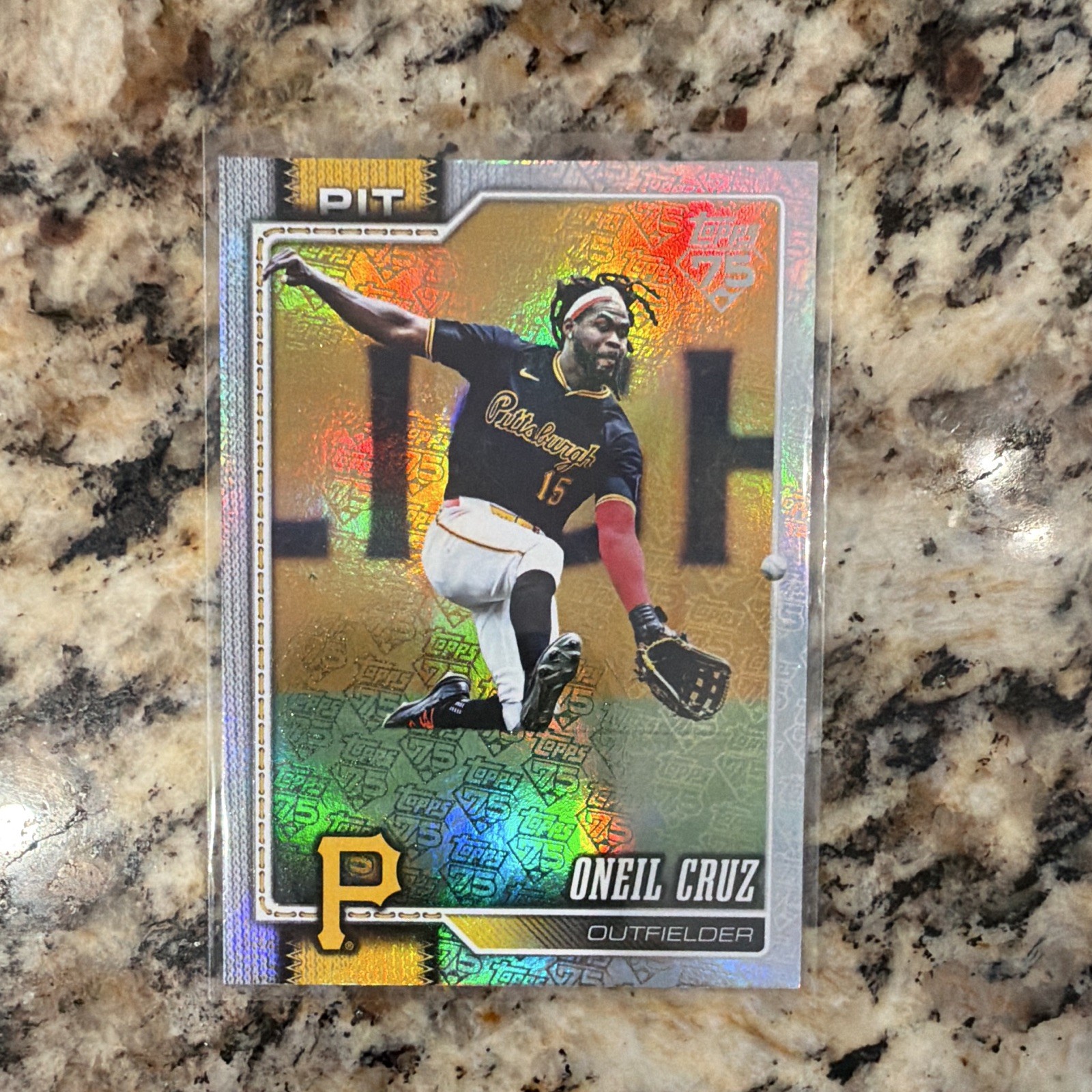 Topps 2022 O’Neil Cruz 75th Anniversary Parallel #246 52/75