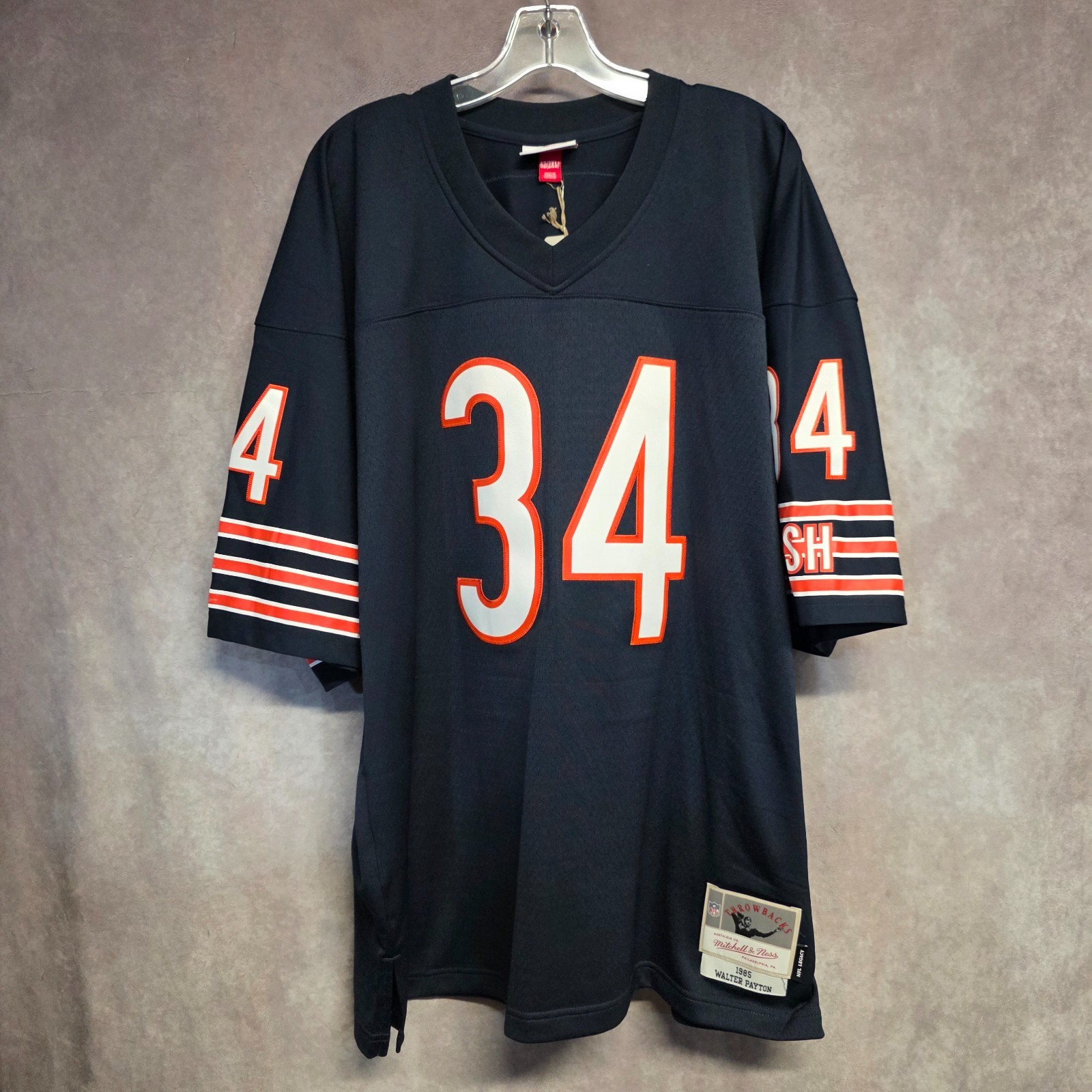 NWT Mitchell Ness 1985 Chicago Bears Walter Payton 34 Legacy Jersey 52 2XL $160