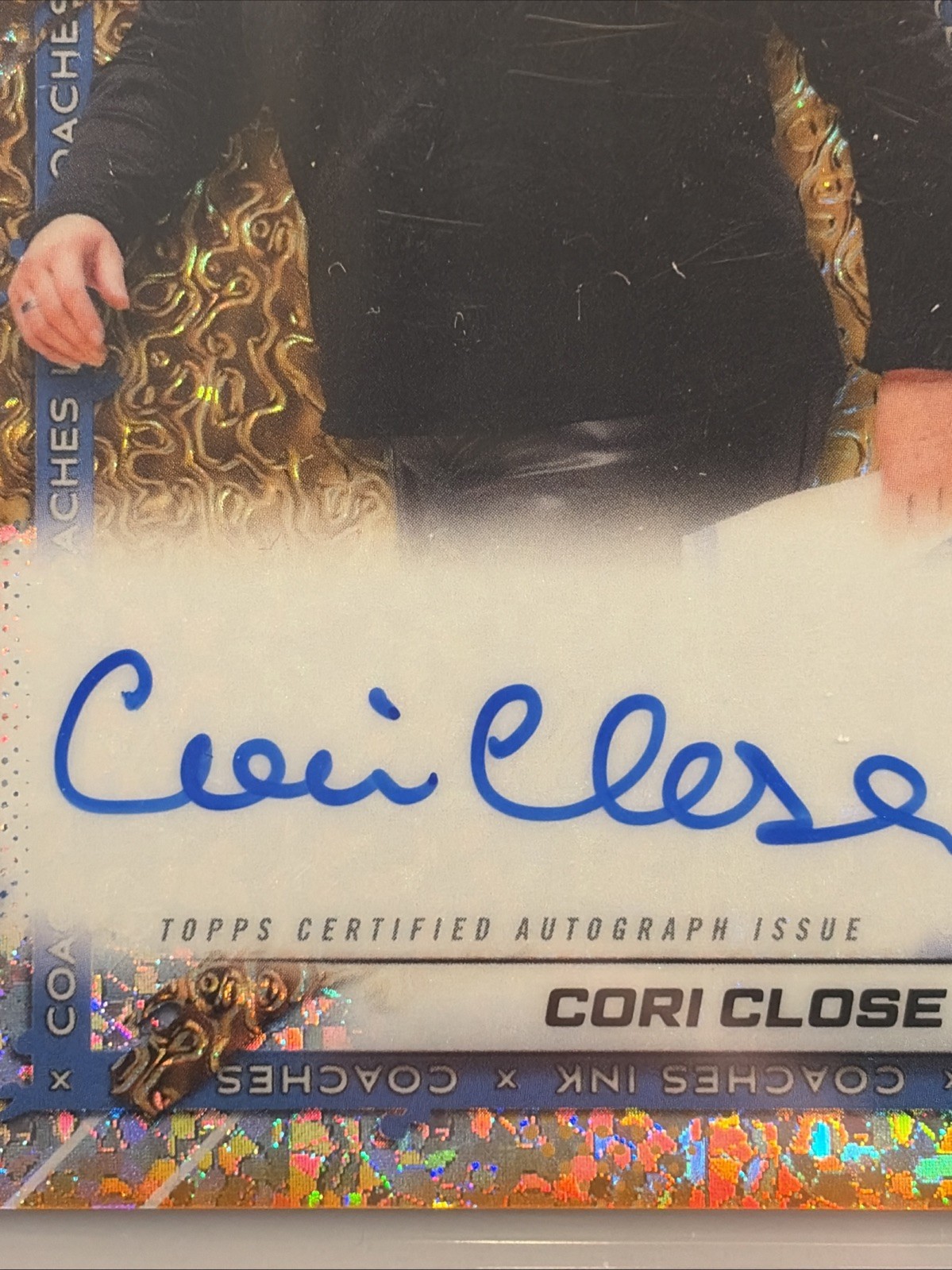 Cori Close AUTO Orange /25 2025/26 Bowman U Best Basketball NCAA Coaches Ink