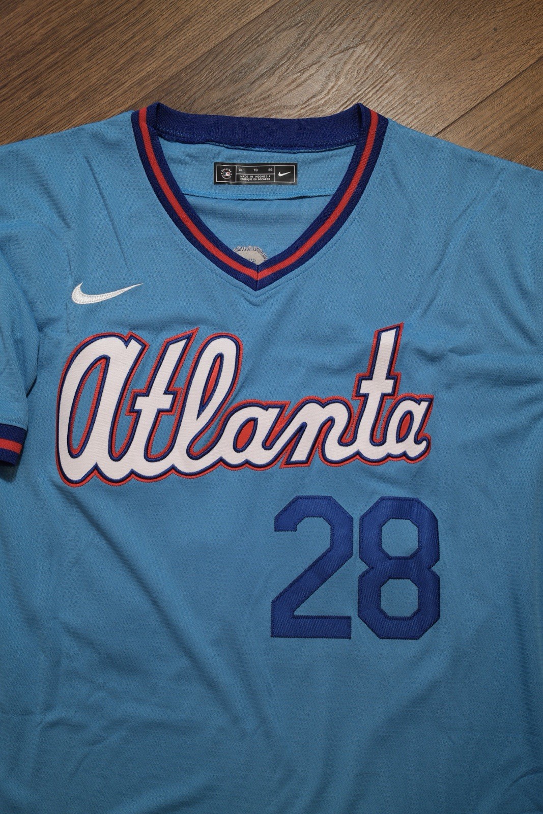 NEW Ronald Acuna Jr. / Matt Olson Jersey Atlanta Braves! SAME DAY SHIPPING!