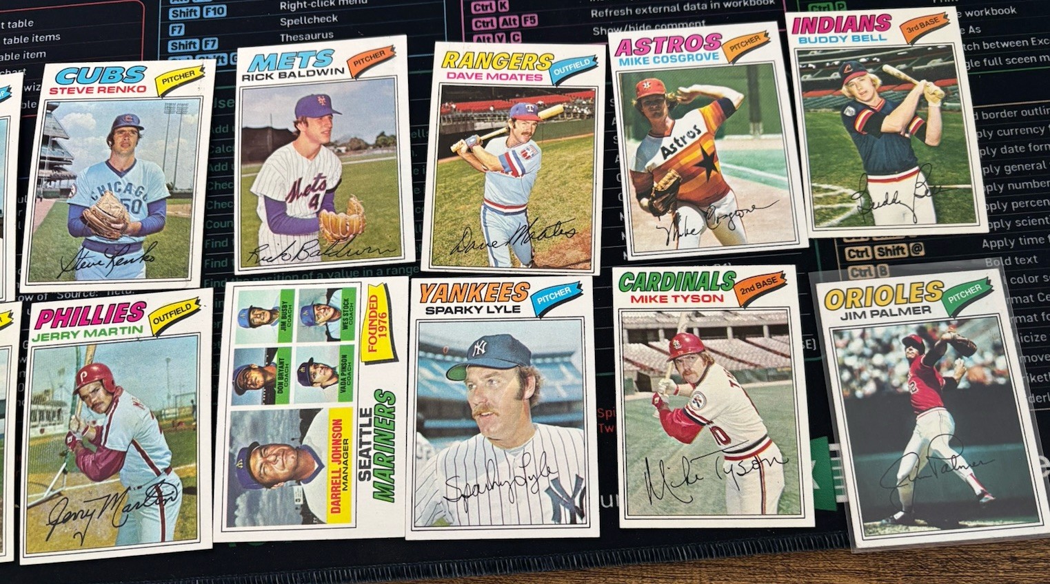 1977 Topps Baseball U-Pick #541-660 VGEX+ Free Shipping on 3+ Cards!