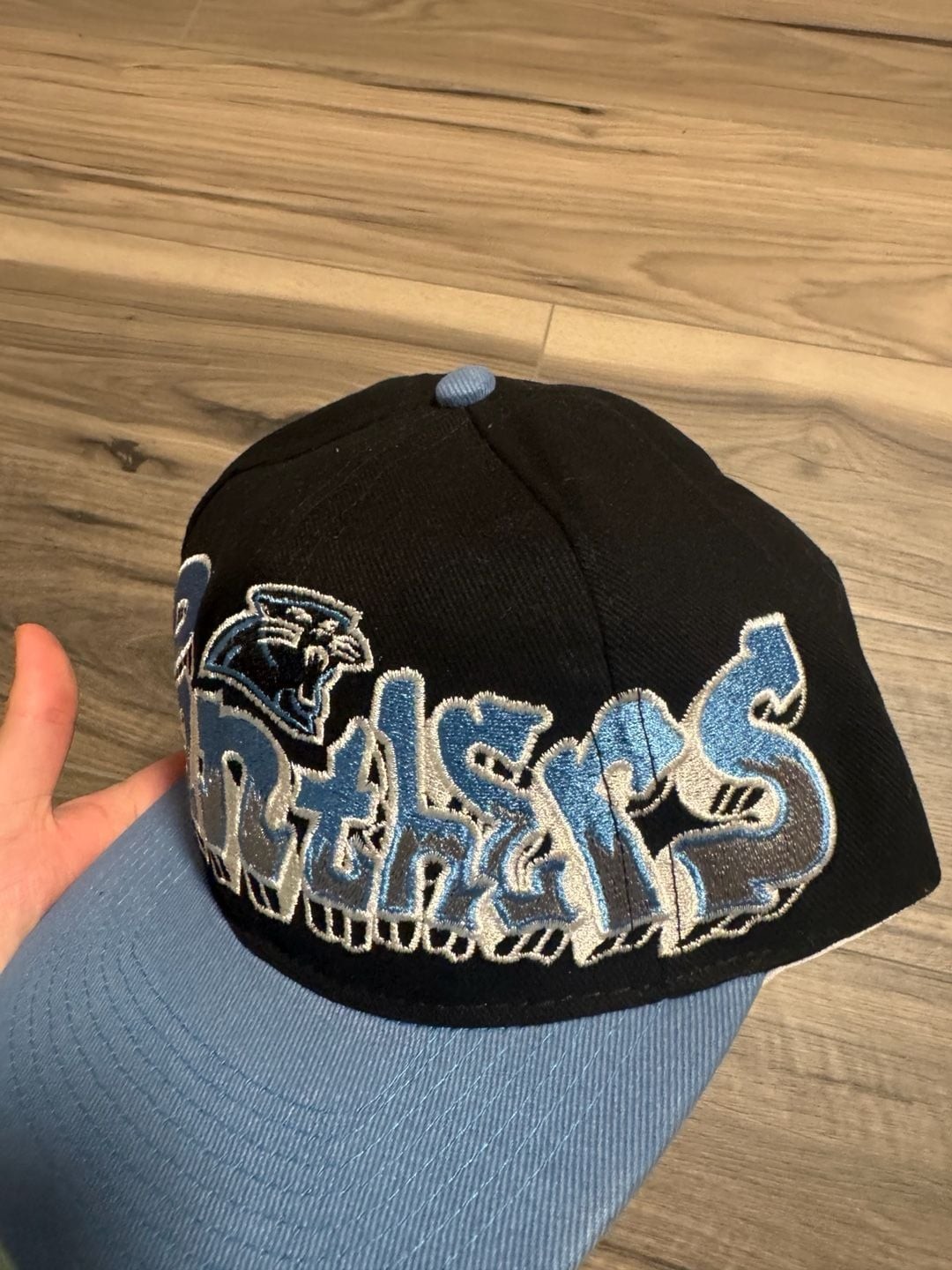 Vintage Carolina Panthers NFL Graffiti Logo Hat Top of the World REPRINT