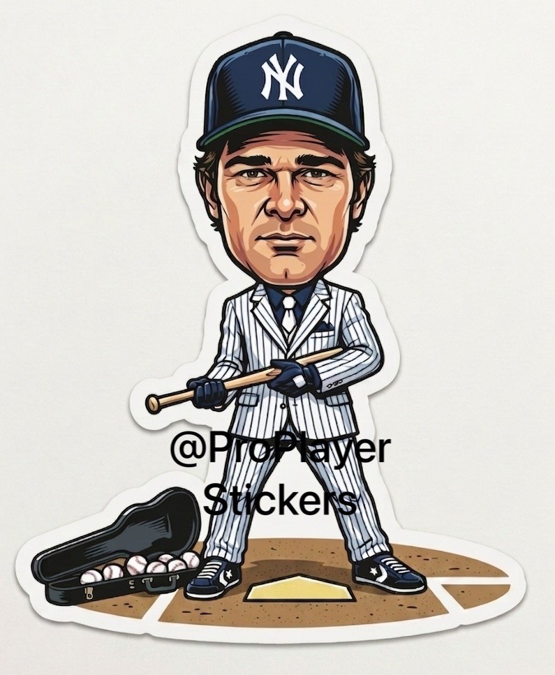 ⚾️ Don Mattingly “Hitman” Sticker ⚾️