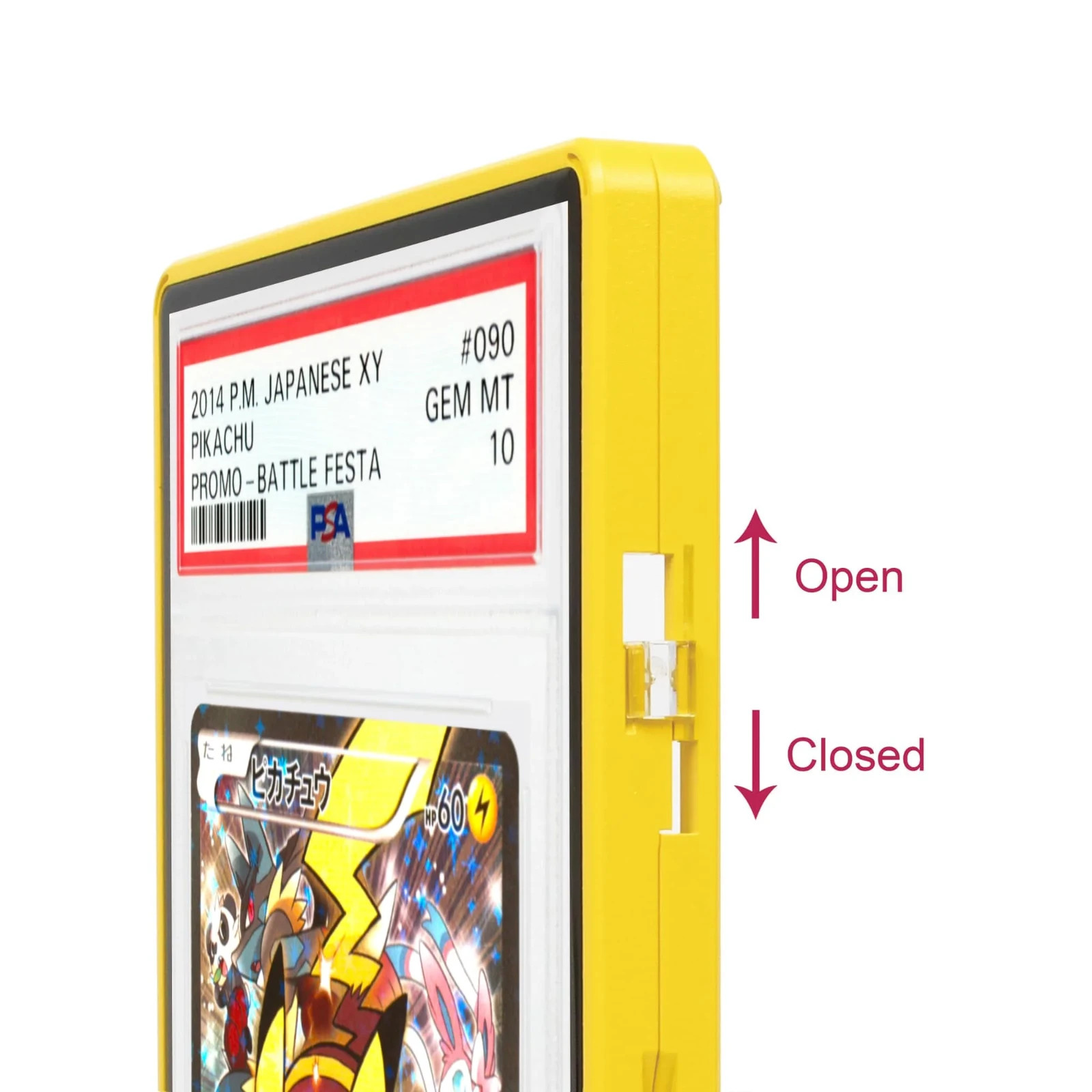 STANDARD PSA SLABMAGS CASE- EXOTIC YELLOW – FREE SHIPPING