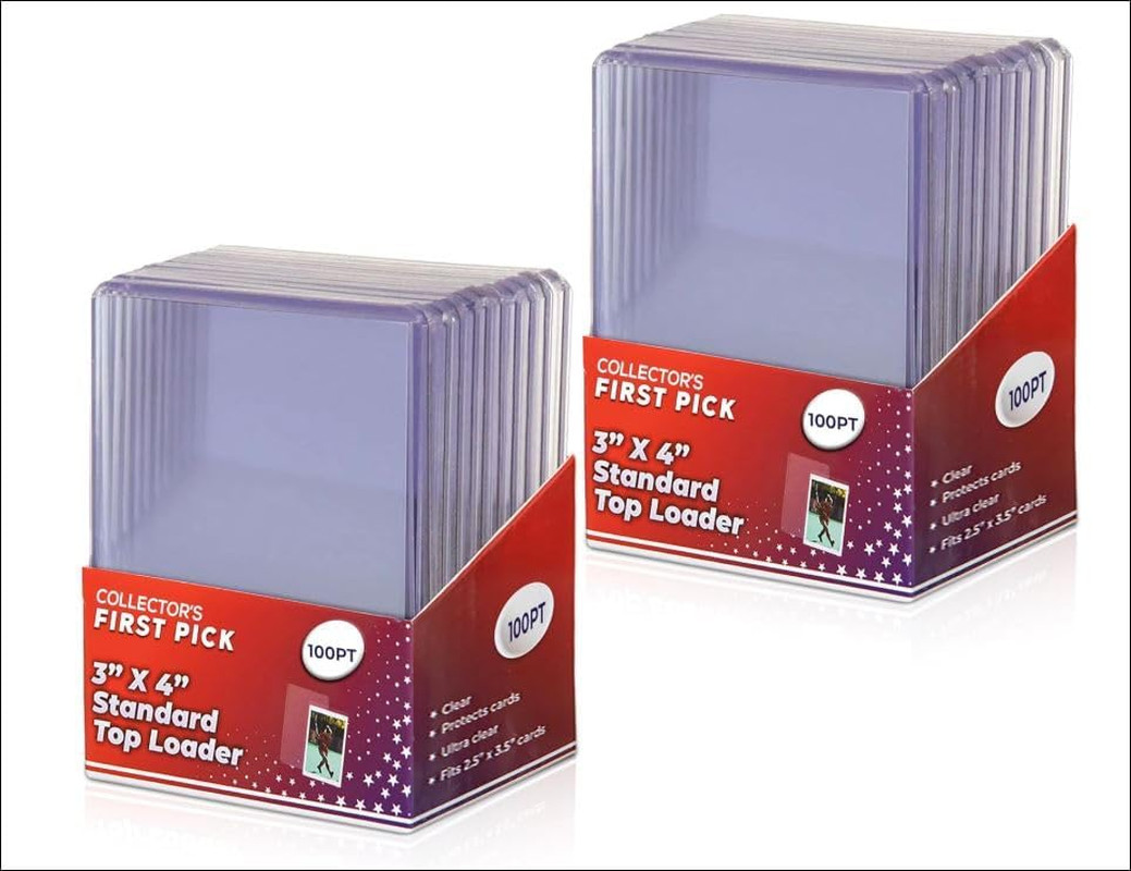 100Pt Top Loader Pack – 10 Pieces per Pack – Trading Card Storage Protection – f
