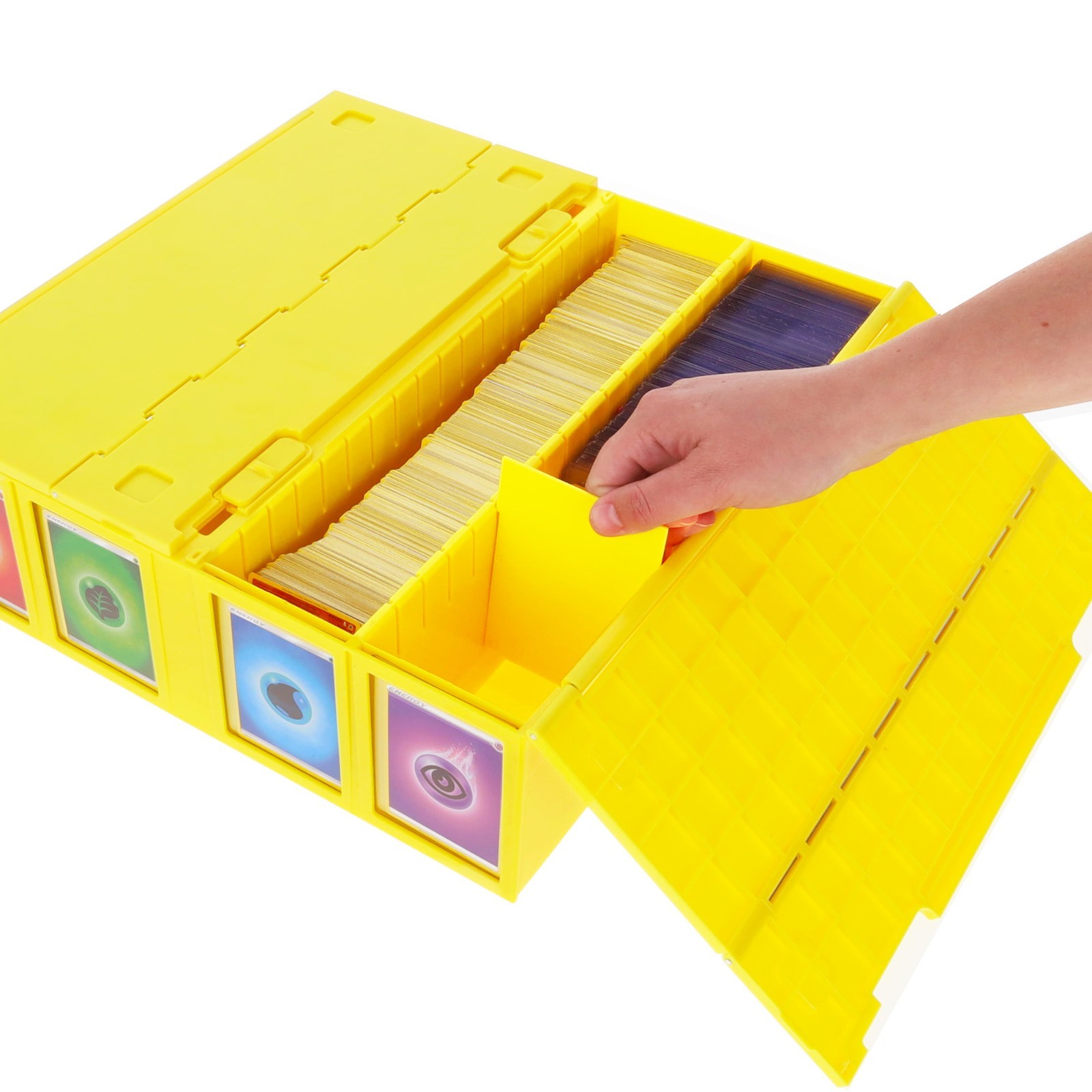 BCW Collectible Card Bin Hold Gaming Sport Toploaders Magnetic / Deck 3200 Box