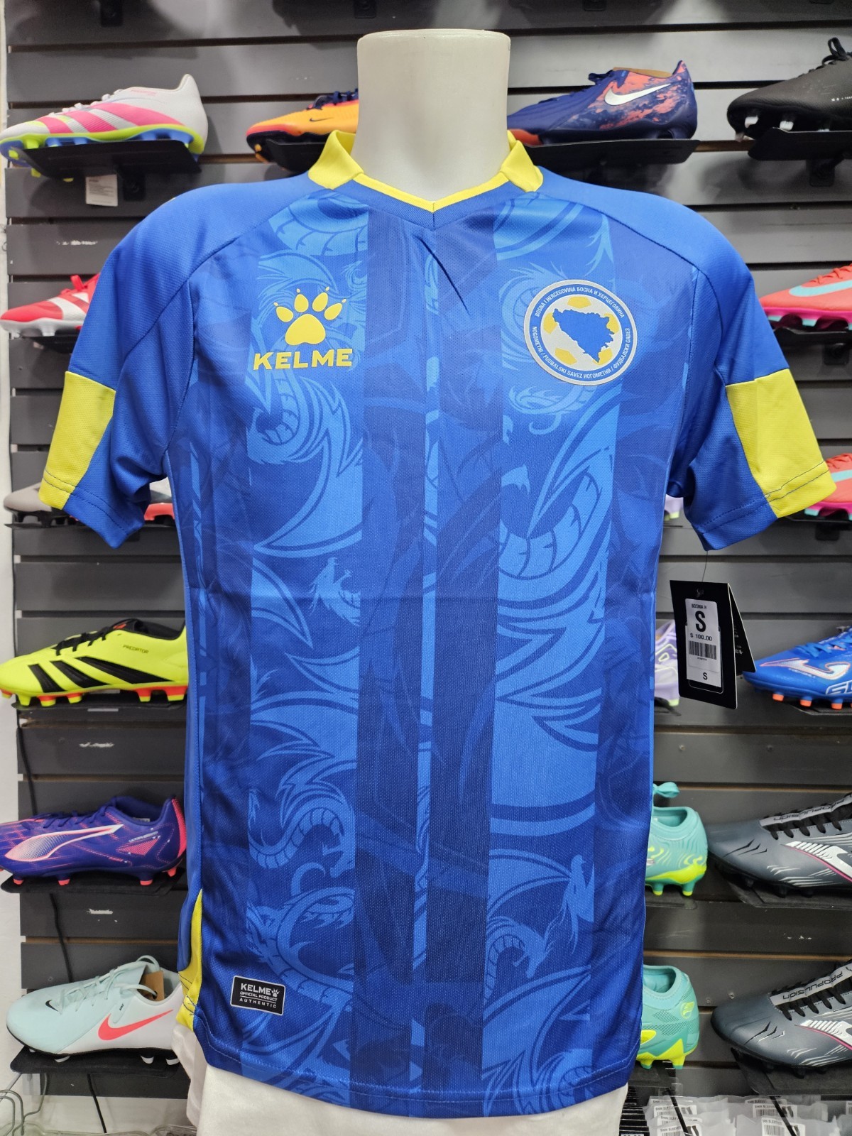 BOSNIA KELME 2026 HOME SOCCER JERSEY Next day UPS available – Ships from Florida
