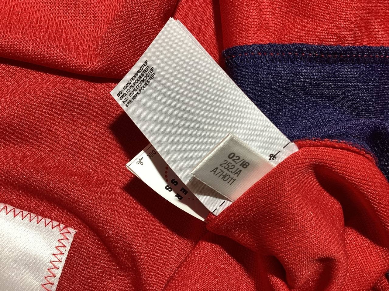 Adidas Washington Capitals NHL Jersey Stanley Cup Final Patch Sz 56