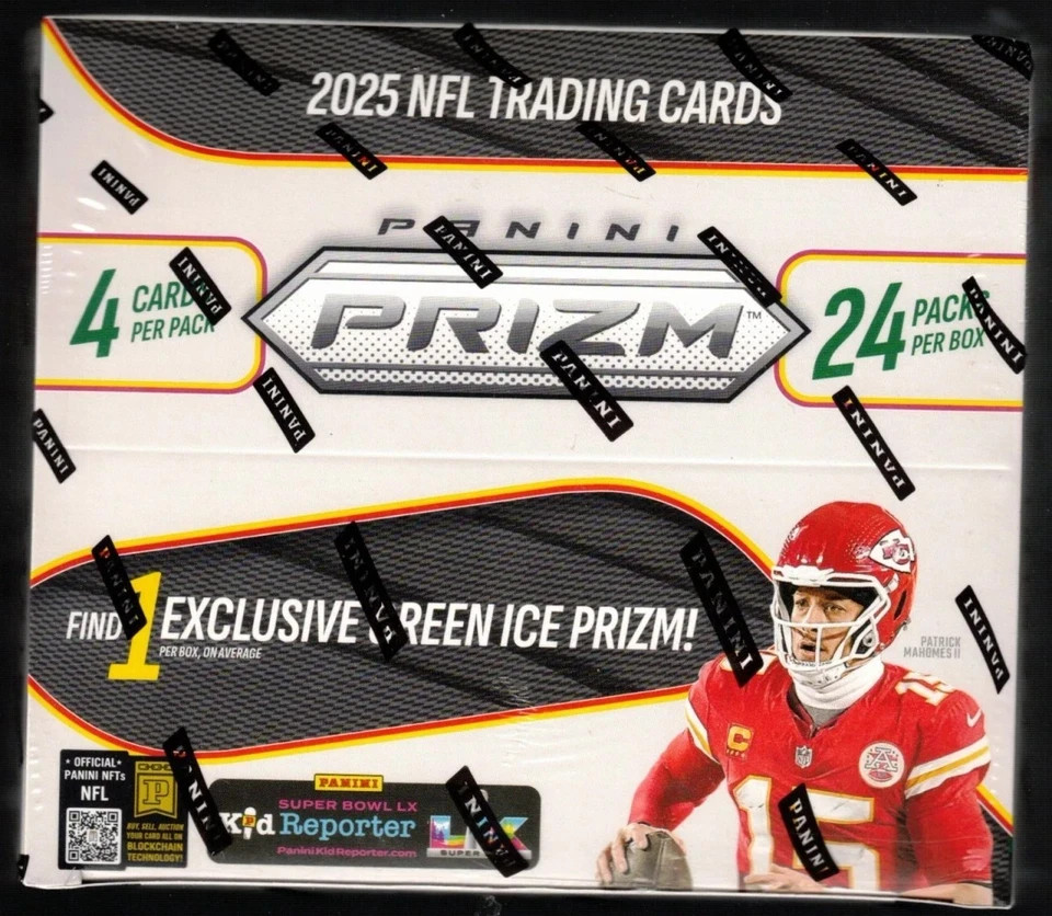 2025 Panini Prizm Football Retail Box – QTY