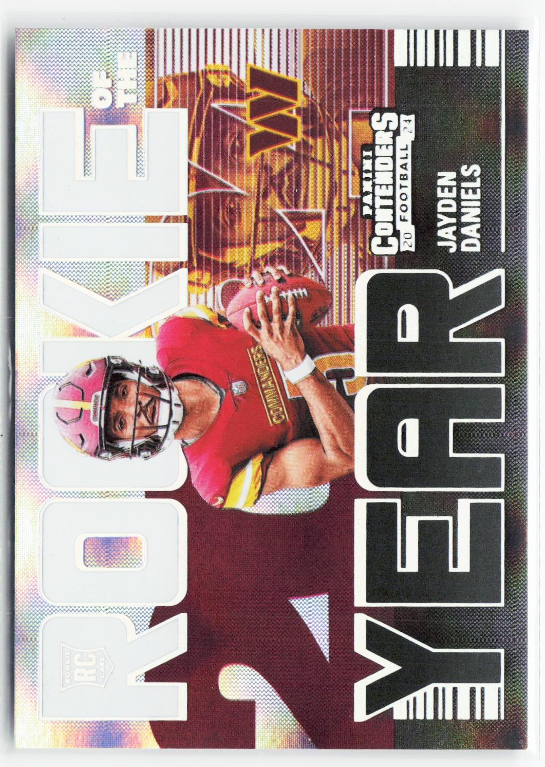 2024 Panini Contenders #2 Jayden Daniels Rookie of the Year Contenders
