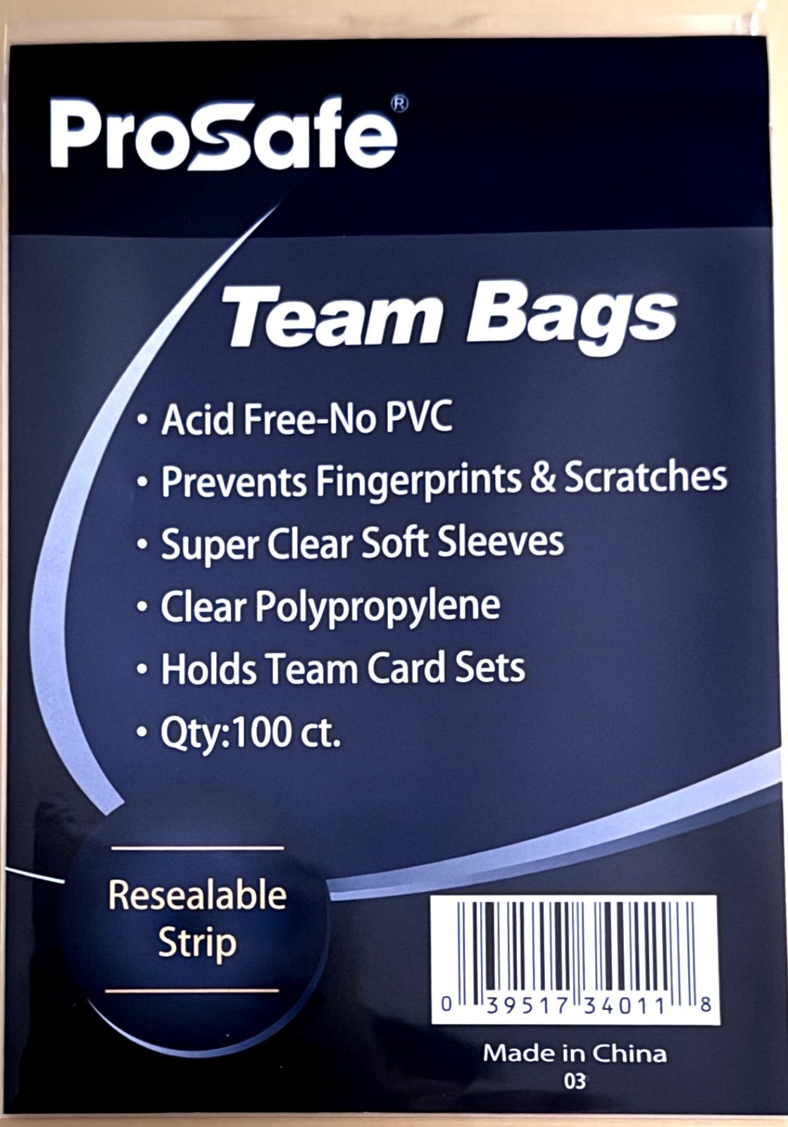 Card Sleeves Holders Trading Team Bags, Resealable, 100/500/1000/1200/5000/10000