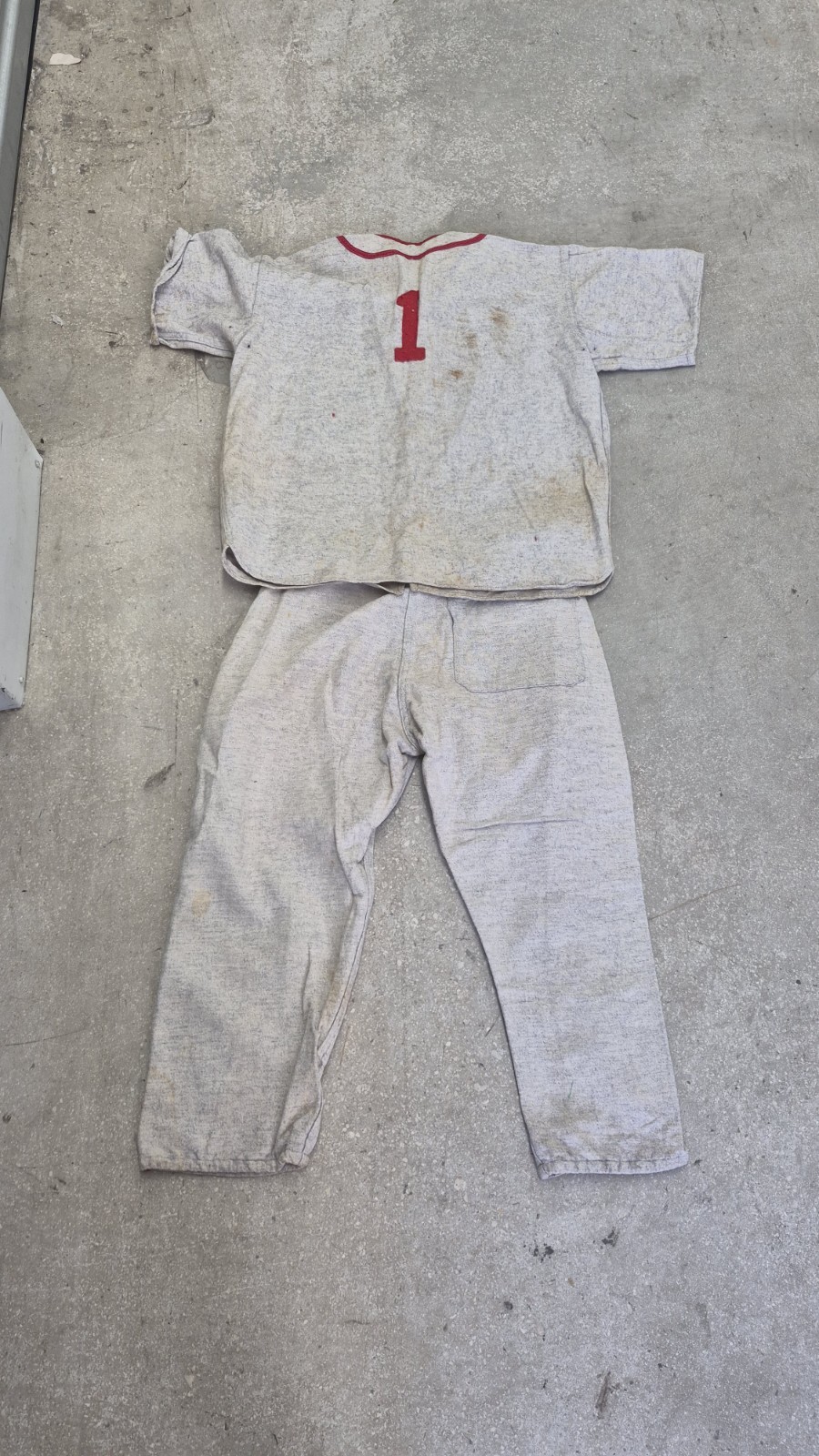 1950s Baseball Uniform Wool Junior American Legion Ewing Post 314, New Jersey