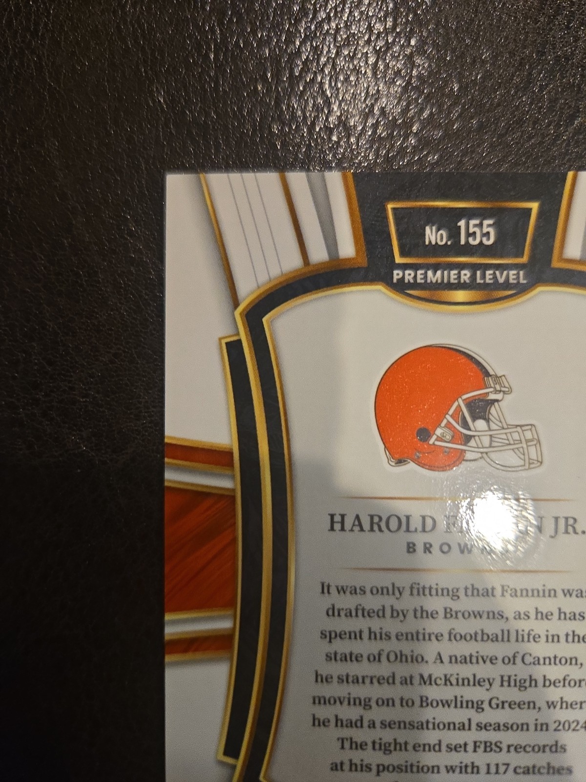 2025 Panini Select – Premier Level Harold Fannin Jr. #155 White Shock Prizm /799