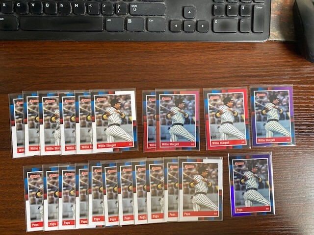 23 – 2022 Panini Donruss Willie Stargell/Pops Card Lot – see below for list
