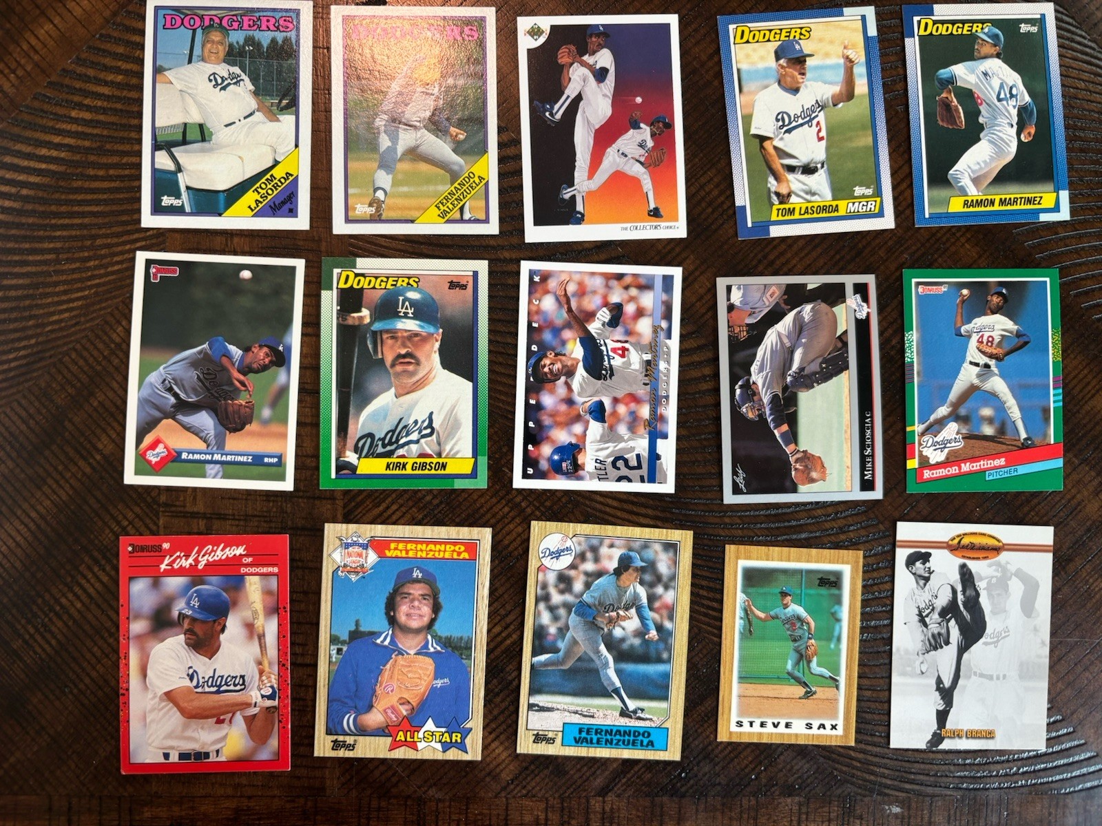 Lot Of 3200 Los Angeles Dodgers Orel Hershiser Fernando Valenzuela Gibson Garvey