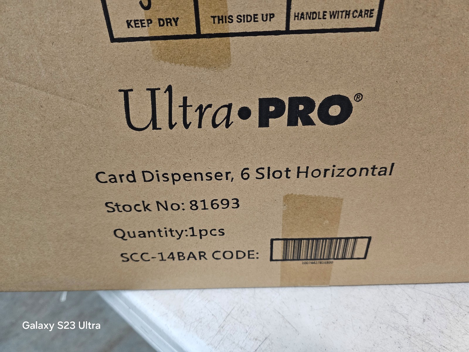 Ultra Pro Acrylic Pack Dispenser 6-Slot 81693