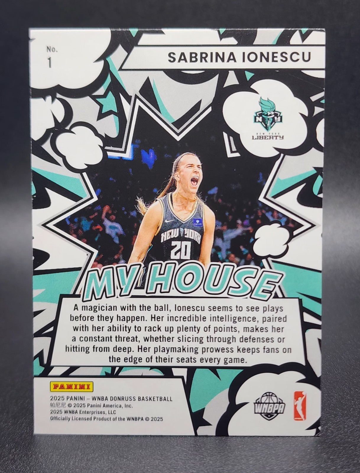 2025 Panini Donruss WNBA – My House Sabrina Ionescu #1