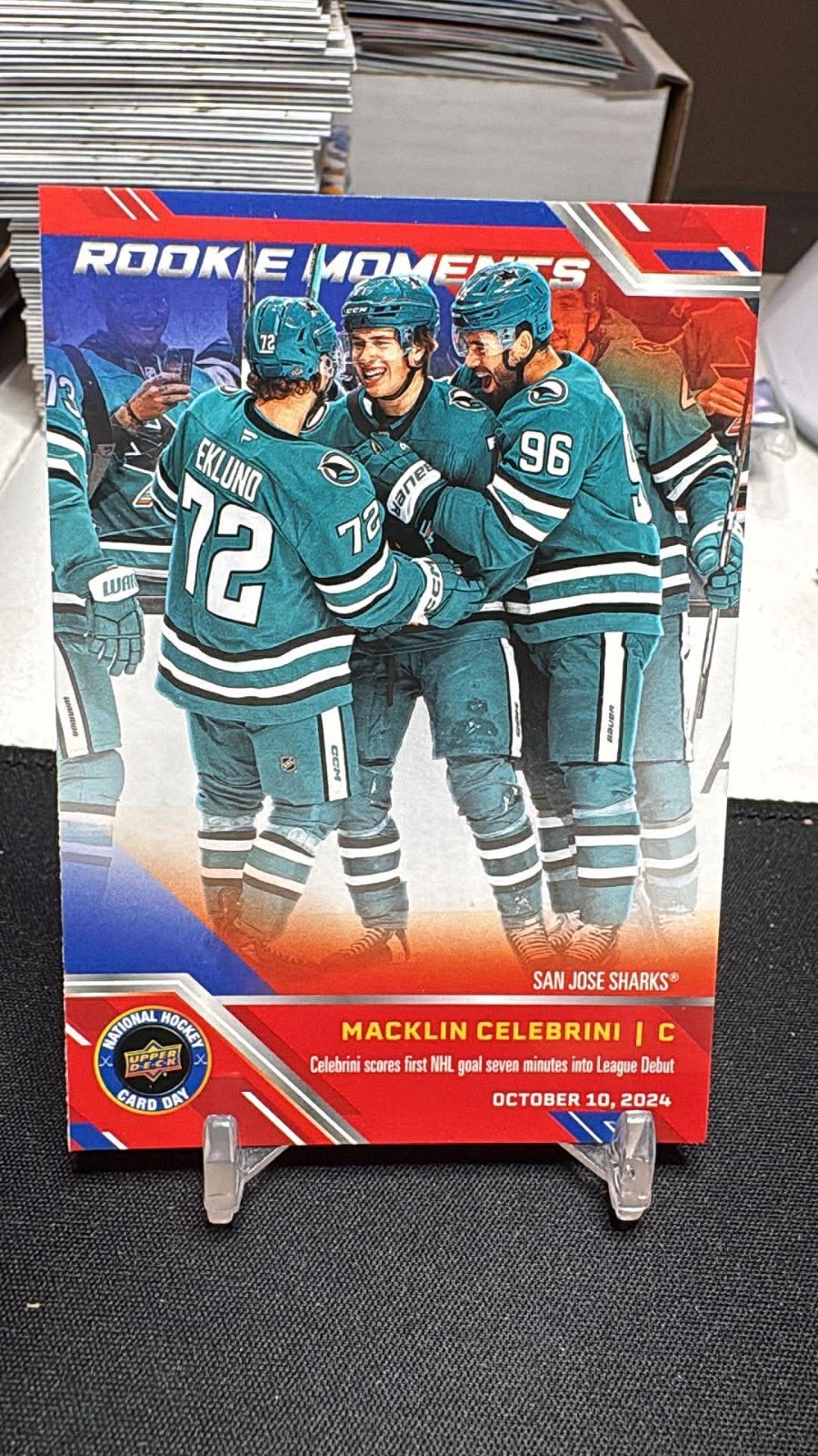 2025 Upper Deck National Hockey Card Day Macklin Celebrini NHCD-31 Free Shipping