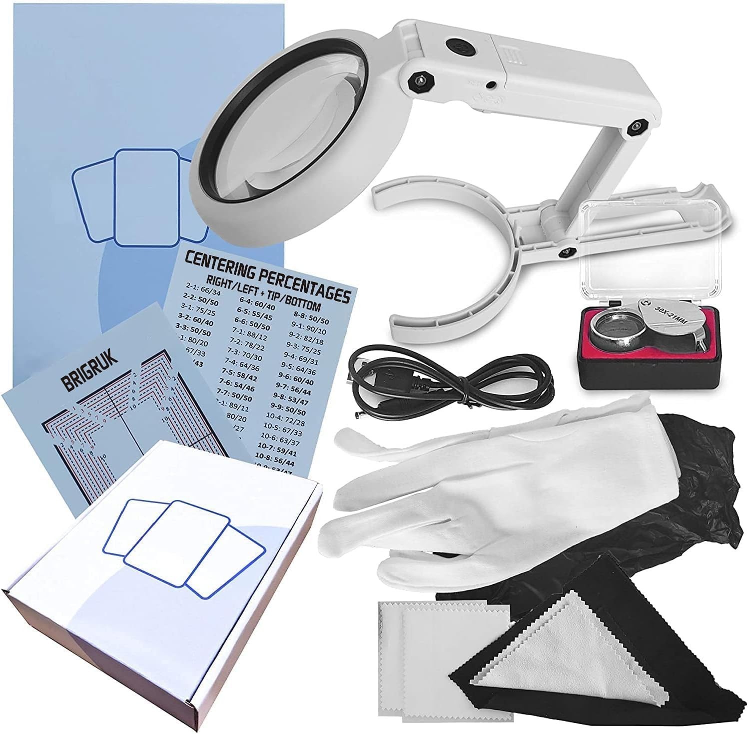Microfiber Cloth Set for Sports Card Grading