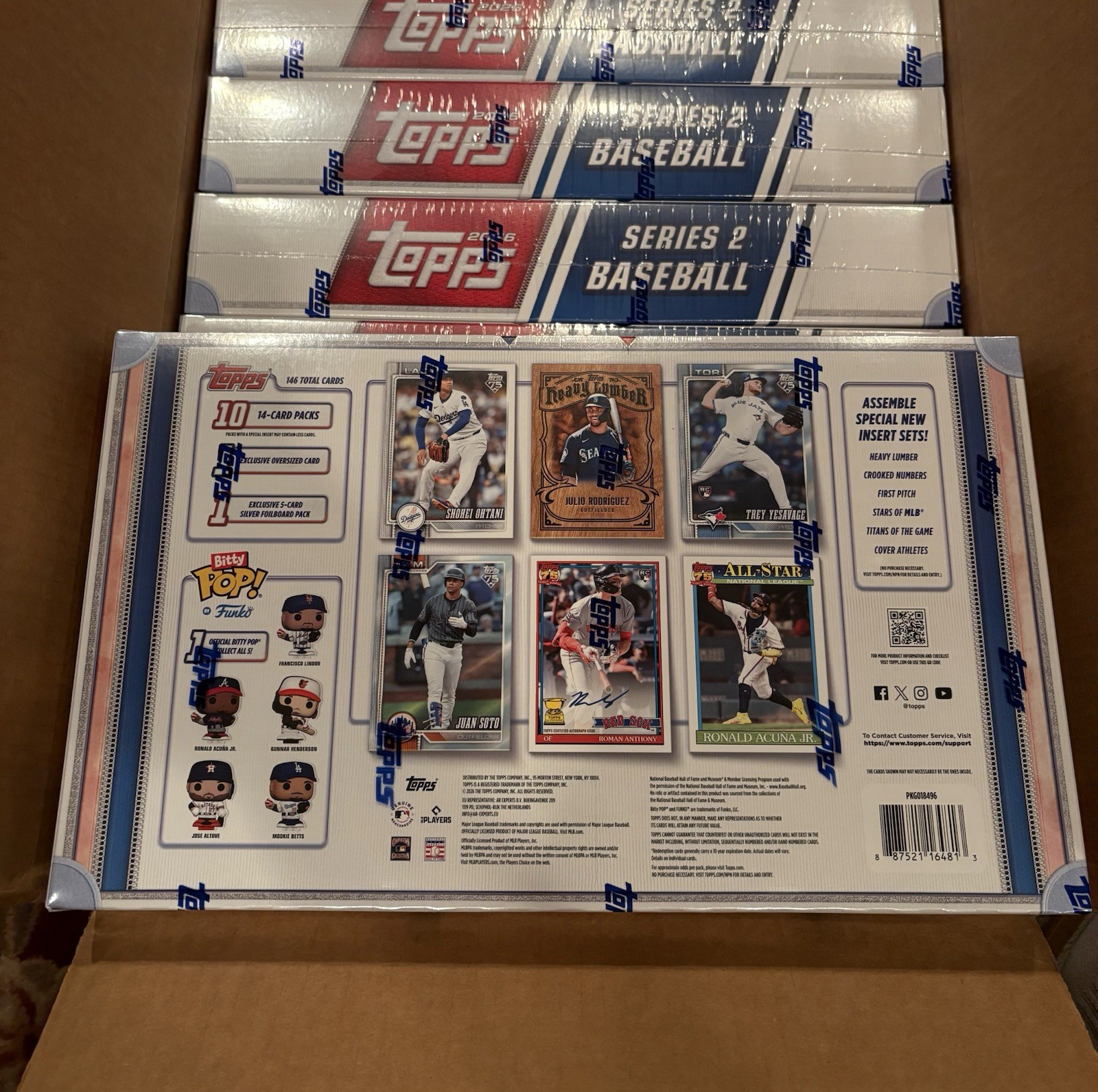 2026 TOPPS SERIES 2 Baseball SUPER BOX Superbox (140 cards) FREE SHIPPING