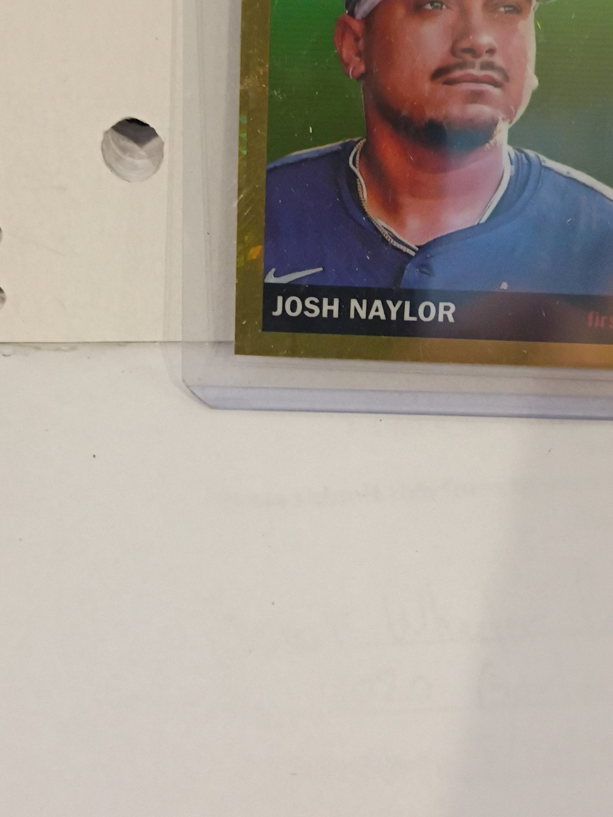 2025 Topps Chrome Platinum Josh Naylor Gold Hyper SSP RARE RETAIL EXCLUSIVE