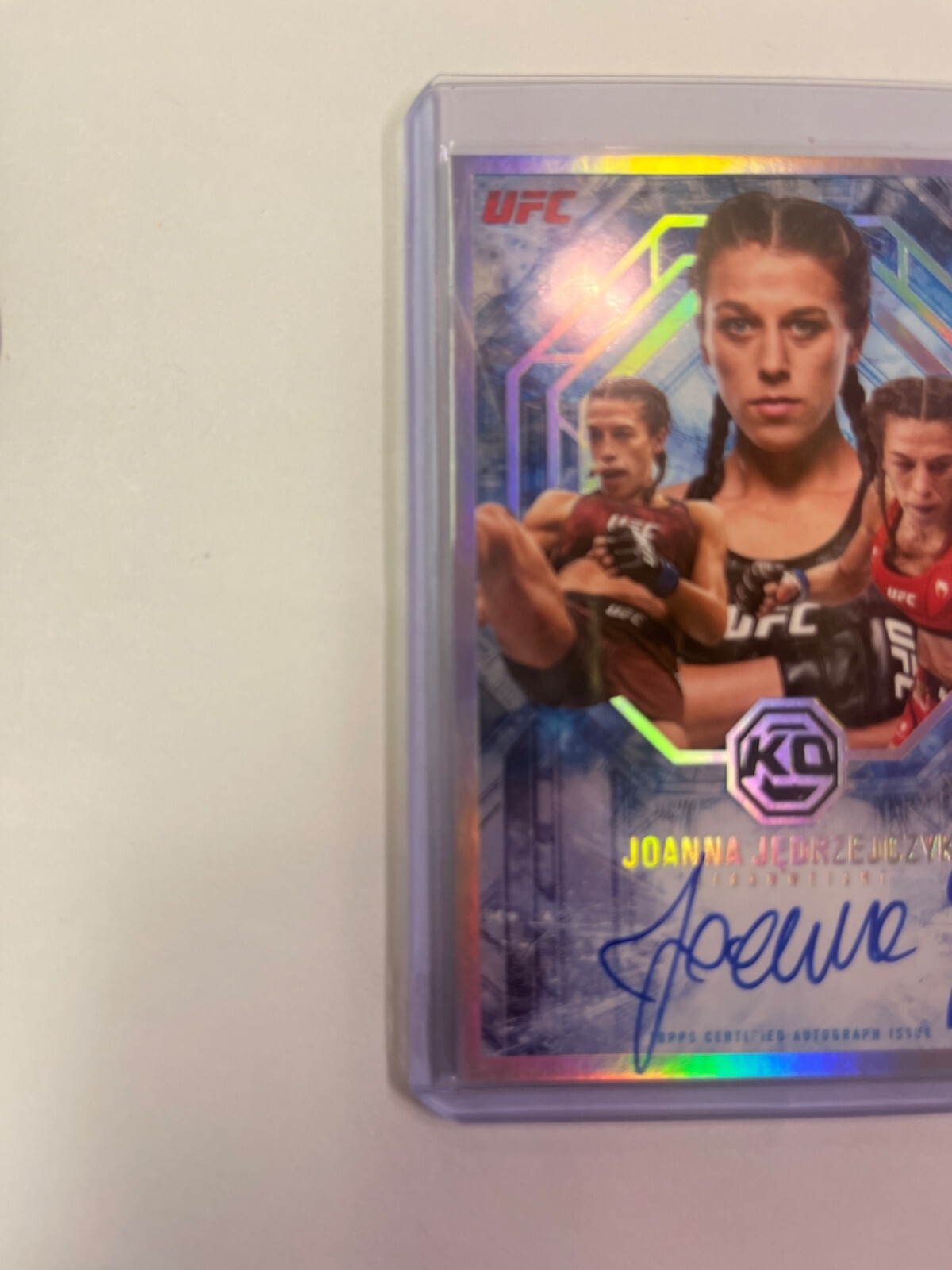2026 Topps Knockout UFC Joanna Jedrzejczyk Collageagraphs Auto 65/99
