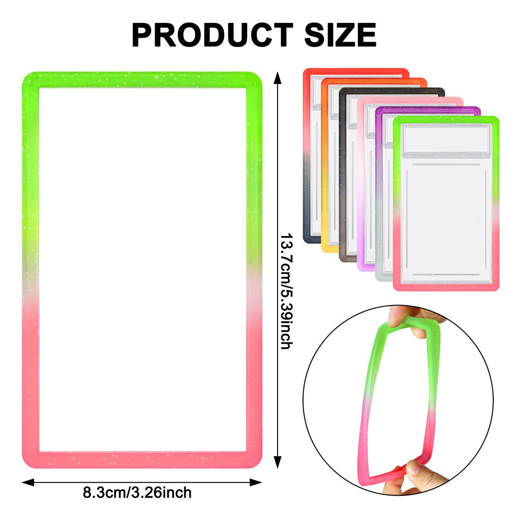 6-30x Gradient Slab Bumper Guard Protector TPU Stackable For PSA Graded Cards US