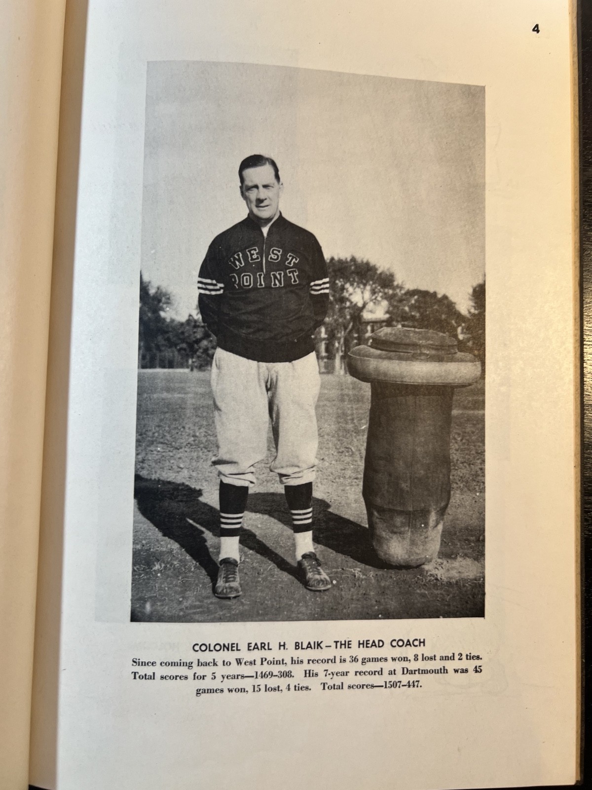 1945 ARMY WEST POINT FOOTBALL NATIONAL CHAMPIONSHIP BOOK LIMITED TO 200 COPIES