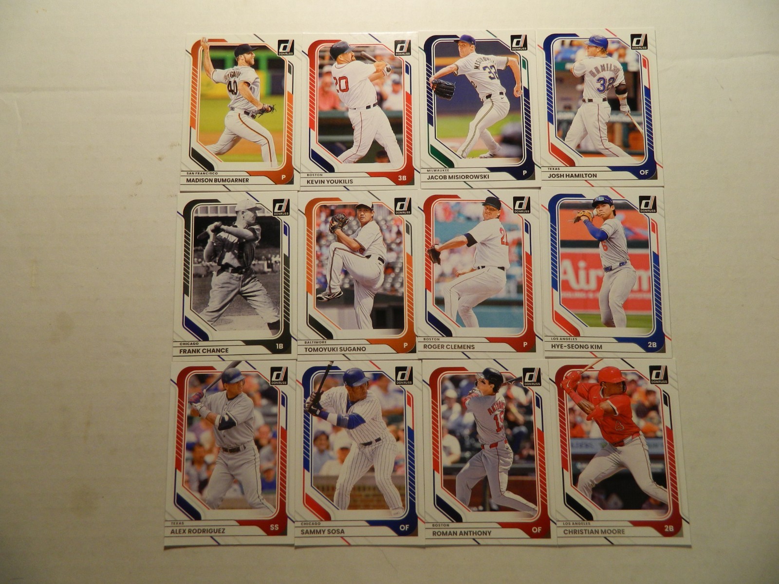 2026 Donruss Base & Silver Holo Laser & Color Parallels Cards U Pick Finish Set