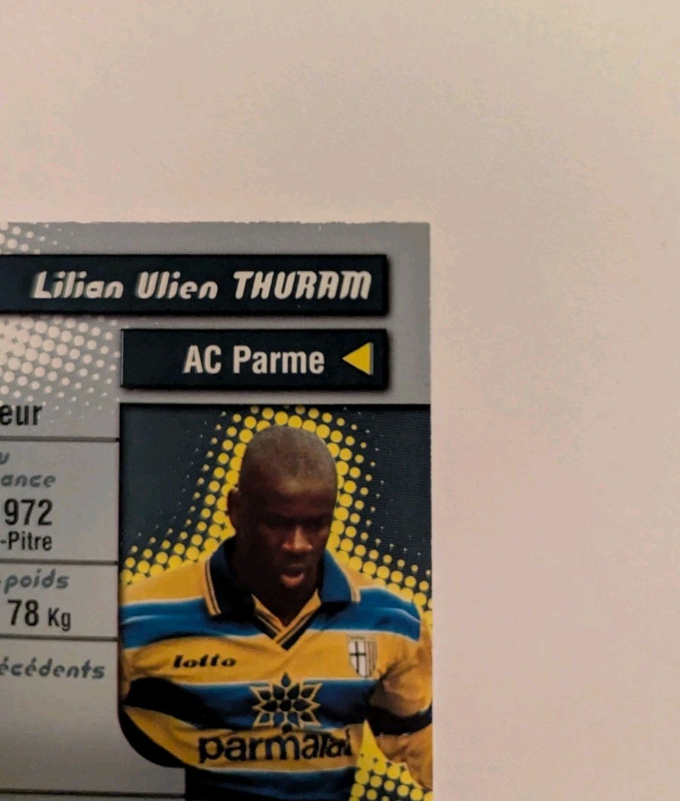 Lilian Thuram 1998-99 DS France Foot 99 #285 Gold Super ⭐ Not Panini Rare