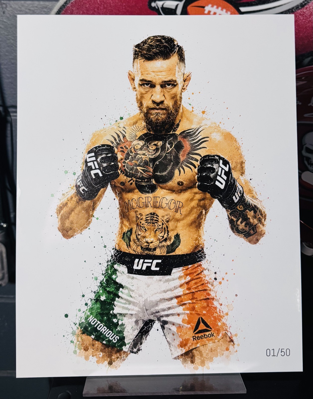Conor McGregor 11×14 Premium Aluminum Metal Print 1/50 + COA Limited Edition