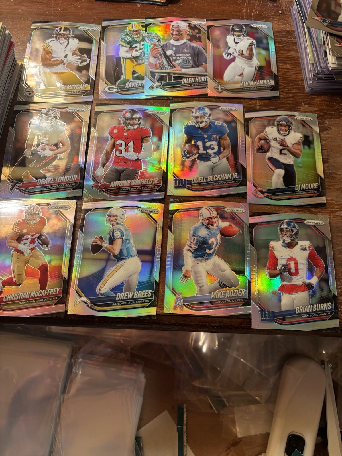 2025 Panini Prizm Football All Silver Lot Of 24 With Rookies And Vets🏈🏈