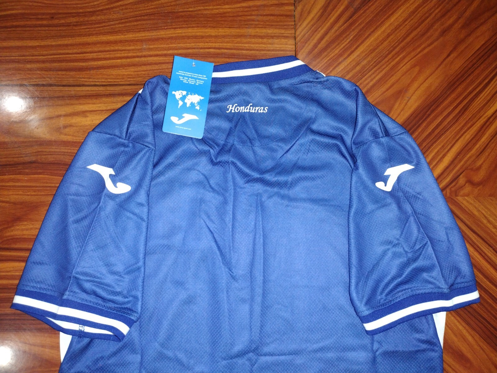 JOMA HONDURAS THIRD JERSEY 2024 WHITE/BLUE ALL SIZES AVAILABLE