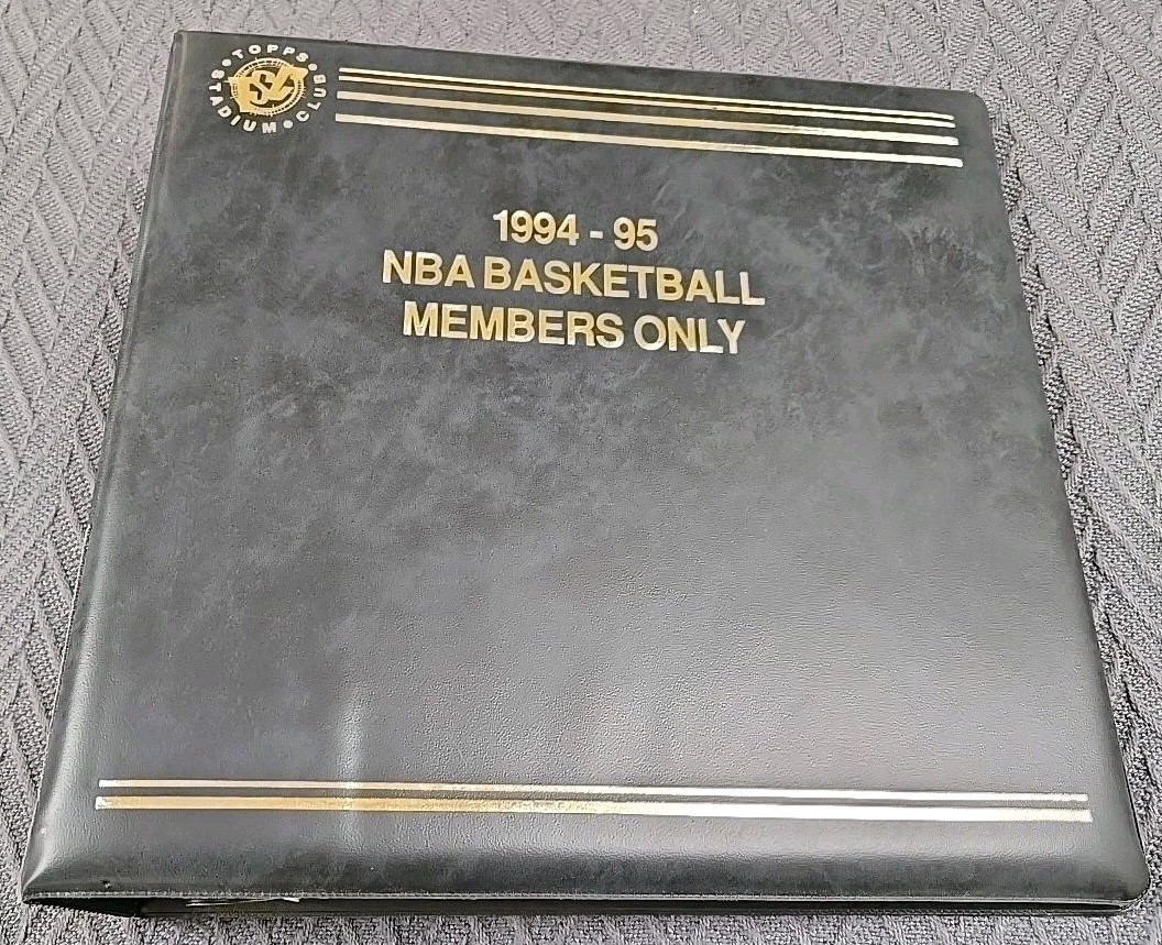 1994-95 Topps Stadium Club Basketball Members Only set 1334 of 1800 SEALED w/COA