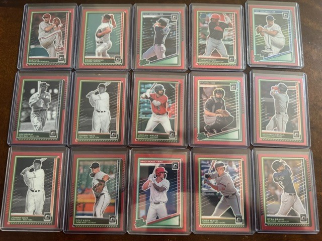 2025 Donruss 272 Card Color # Lot – Green, Purple, Orange, Red, Green SP CRAZY!
