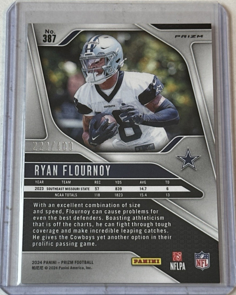 Ryan Flournoy 2024 Panini Prizm Rookies Pandora Prizm #387 222/400 (RC)
