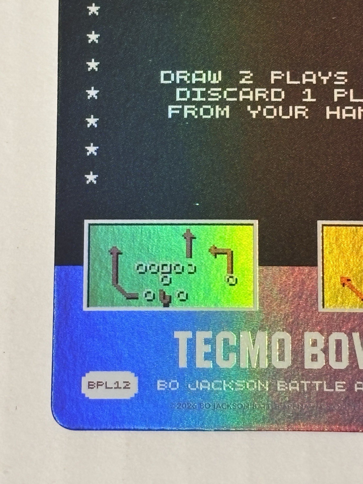 2026 Battle Arena Tecmo Bowl Trade In Bonus Play BPL12 Battlefoil Rare SSP