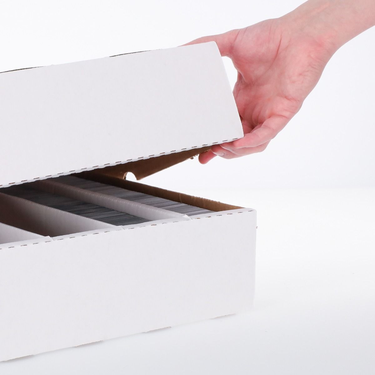 8 BCW 3200 Count Card Storage Boxes with Full Lid