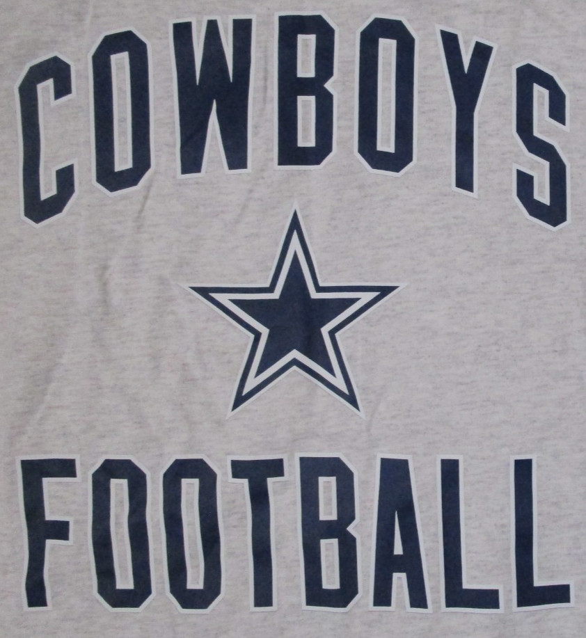 New Dallas Cowboys NFL Football tank top sleeveless shirt men’s XL gray NWT