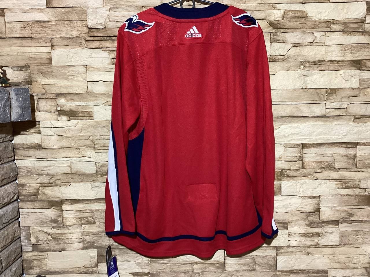 Adidas Washington Capitals NHL Jersey Stanley Cup Final Patch Sz 56