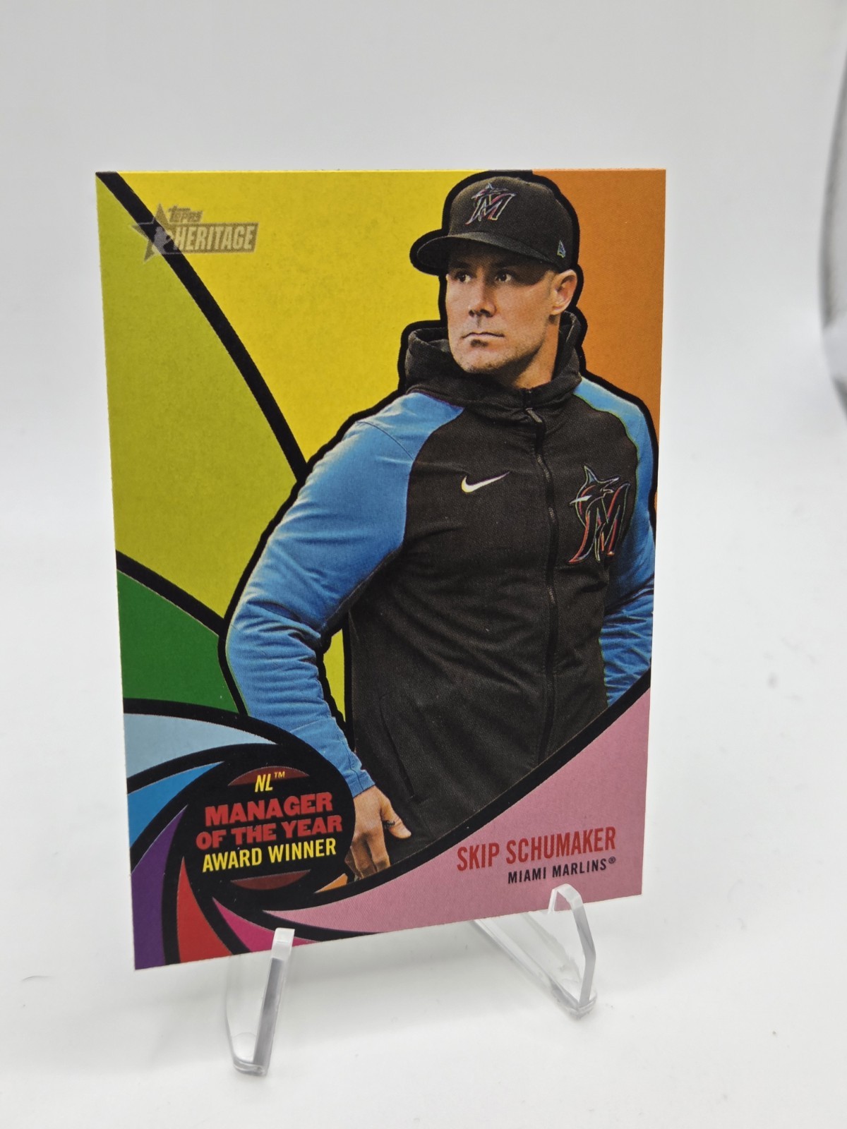 2024 Topps Heritage High Number – Award Winners Skip Schumaker #AW-8